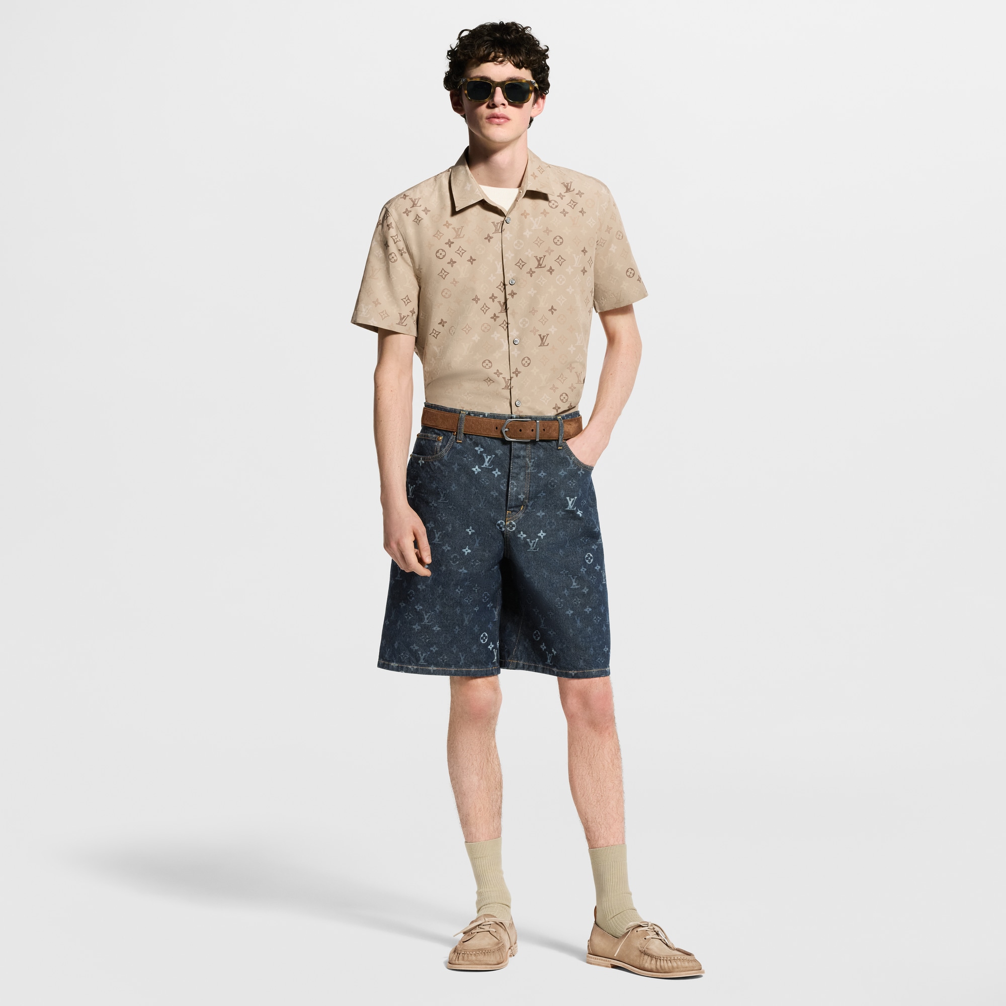 Monogram Denim Shorts - Men - Ready-to-Wear | LOUIS VUITTON ®